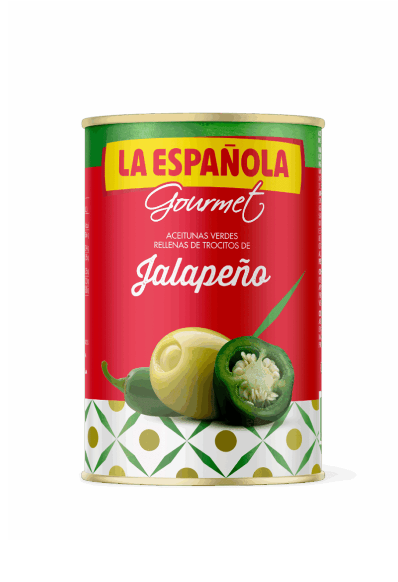 Aceitunas La Española Gourmet rellenas de Jalapeño