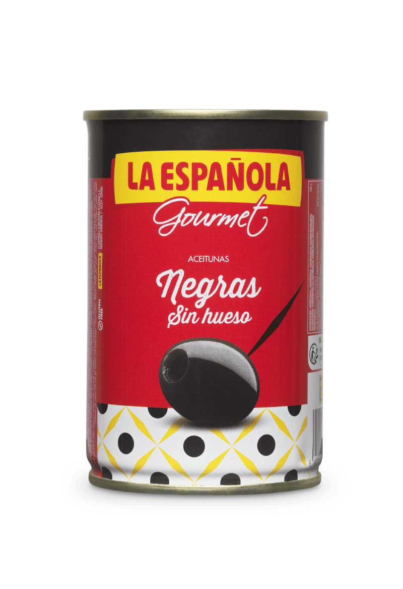 Aceitunas La Española Gourmet Negras deshuesadas